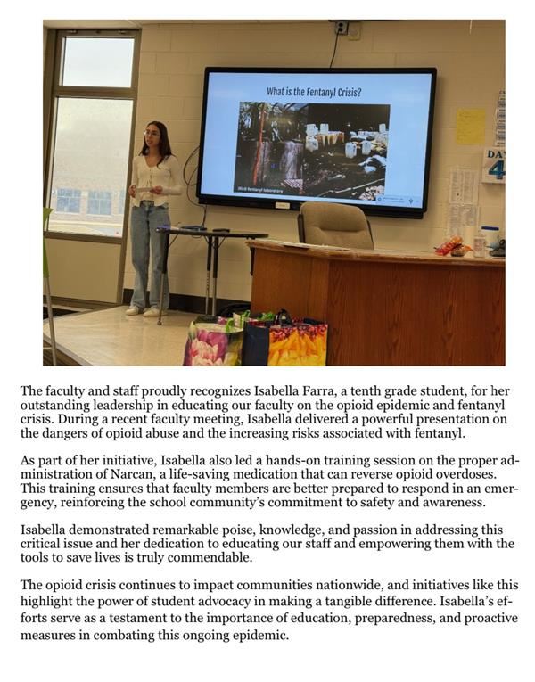   Isabella Farra Presentation